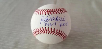 Rod Carew Autographed California Twins OML Baseball AL ROY BAS #U48631 - Image 1 of 3