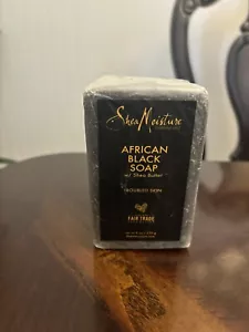 SHEAMOISTURE African Black Soap w/Oats, Aloe & Vitamin E Troubled Skin Bar, 8 oz - Picture 1 of 4