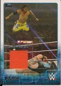 2015 Topps WWE Swatch Relics Jey Uso Authentic Orange Shirt Relic - Picture 1 of 1