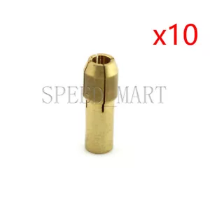 10 STCK. Mini Bohrer Messing Spannfutter für Dremel Drehwerkzeug 3 mm heiß - Bild 1 von 4