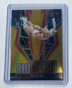 2024 Panini Select WWE DRAGON LEE Turbo Charged Insert Gold /10 #5 - Picture 1 of 2