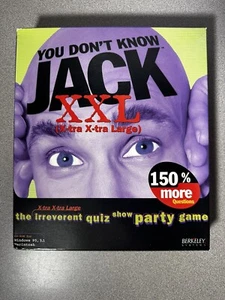 Vintage 1996 - YOU DONT KNOW JACK XXL - PC Gaming - Open Box - Picture 1 of 5