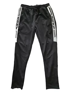 Army Performance Black Jogger Sweatpants Size Large Zipper Pockets / Ankles - Picture 1 of 8