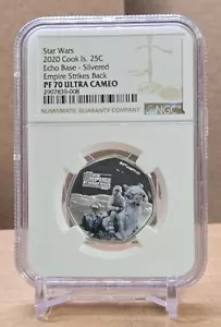 2020 COOK IS 25c STAR WARS 40th ANN ESB - ECHO BASE - NGC PF70 UC - COIN - Bild 1 von 7