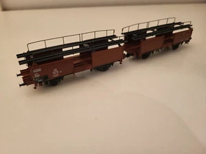 Klein Modellbahn H0 vagone trasporto auto DB 869 190 (Roco Trix Fleischmann Brawa - Foto 1 di 1