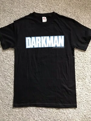 Camiseta De Colección Y2k Hombre Oscuro Universal 1990 Película Sam Raimi Liam Neeson NUEVA Gótica Foto 1 de 4