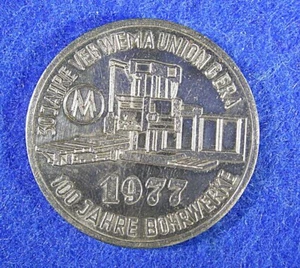 05 063 DDR Medaille 30 Jahre VEB Wema Union Gera 100 Jahre Bohrwerke 1977 - Bild 1 von 2