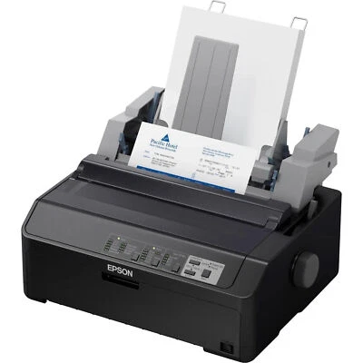 Epson C11CF39201 LQ-590II 24-pin Dot Matrix Printer - Monochrome - Energy Star - Image 1 of 2