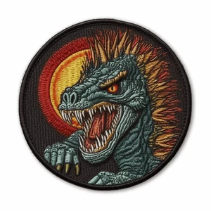 Parche Monstruo Kaiju Bordado Hierro para Ropa Mochila Criatura - Imagen 1 de 12