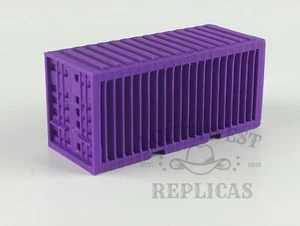 SW Réplicas HO Escala 220-1010: 20' CONTENEDOR DE CARGA - AMBAS PUERTAS CERRADAS - PÚRPURA - Imagen 1 de 1