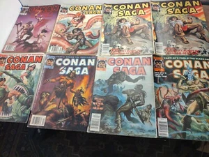 8 Conan Saga Marvel Comic Books #28 31 (2x)42 43 44 46 47 - Picture 1 of 24