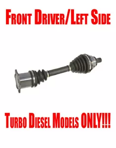 Front Left Axle for Volkswagen Golf 2010 Jetta 2005-2015 2.0L Diesel Models ONLY - Picture 1 of 7
