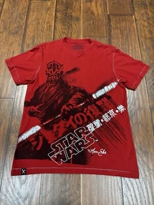 Star Wars Darth Maul T Shirt Size Medium Marc Ecko Cut & Sew ‘Most Wanted’ - Picture 1 of 6
