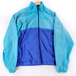 Patagonia VTG 90s Full Zip Windbreaker Jacket Made Hong Kong Blue Mens XL - Picture 1 of 8