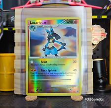 Carta de Jogo: Lucario LV.X (Pokémon TCG(Mysterious Treasures Set)  Col:PKM-MTS-EN122