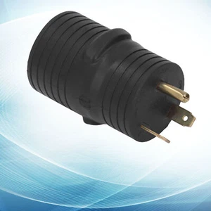 Adaptador de enchufe RV PVC 30A macho TT 30P a 50A hembra 14 50R conector de alimentación - Imagen 1 de 22