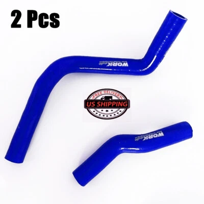 Blue Silicone Radiator hose Fit 97-99 Honda CR250R CR250 CR 250 R 1997-1999 1998 - Imagem 1 de 4
