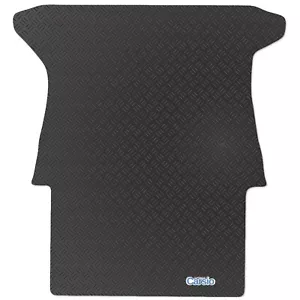 Carsio Tailored Black Rubber Car Floor Mats For Ford Transit Courier 2014-2019 - Picture 1 of 3