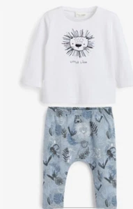 Blue Lion Stretch Jersey T-Shirt And Leggings Set - Picture 1 of 4