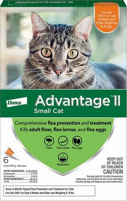Advantage II Cat 5-9 lb (naranja), 6pk Foto 1 de 2