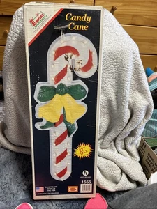 Vintage Kunststoff flache Rückseite Zuckerstange Licht beleuchtet Made by Union - Bild 1 von 6