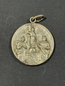 Antique religious medals "SAGRADA FAMILIA" (3.5 x 3 CM) - Picture 1 of 2