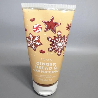 # Avon Gingerbread & Cappuccino Body Scrub ~ 8oz 226g ~ New NOS 2018 - Image 1 of 3