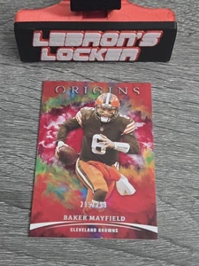 2021 Panini Origins - Baker Mayfield #22 Red /299 - Browns - Buccaneers - Picture 1 of 3
