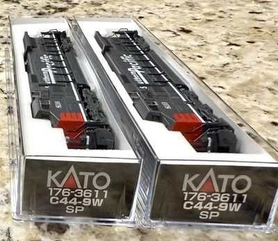 2 N Scale Kato GE C44-9W SP #8110 & #8116 DCC Ready/NIB - Image 1 of 4