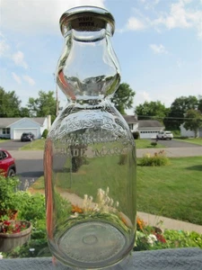 Bottiglia latte TREQCT Polk's Best Dairy Indianapolis IN WASHINGTON CO CreamTop - Foto 1 di 2