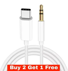 Typ-C USB-C auf 3,5mm Stecker Audio Klinke AUX Kabel Adapter für Autoradio Samsung - Bild 1 von 3