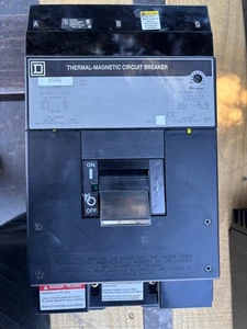 SQUARE D LC36600 600A 600VAC USADO - Imagen 1 de 7