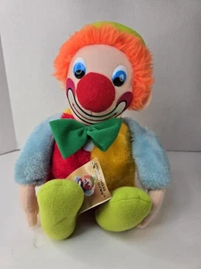 Vintage 1979 Dan Dee Clown Plush Stuffed Animal 11" New With Tag - Picture 1 of 16