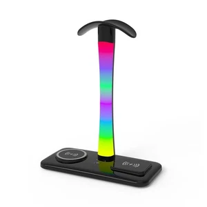 Kopfhörerständer Headset Halter mit Wireless Charge Bunte Atmosphäre Li ' - Bild 1 von 17