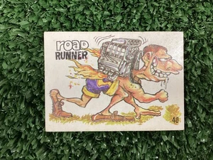 1969 Donruss Odd Rods #40 Road Runner Sticker Card Free Shipping! - Picture 1 of 2