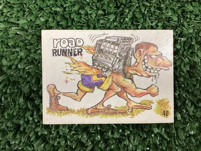 1969 Donruss Odd Rods #40 Road Runner Sticker Card Free Shipping! - Image 1 of 2