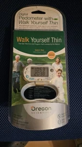 Oregon Scientific DIGITAL podómetro caminar tú mismo delgado LIBRO PE316CA/BLRBRN - Imagen 1 de 4