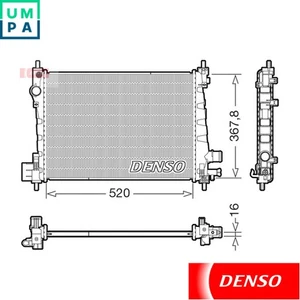 RADIATOR ENGINE COOLING DRM20127 FOR OPEL KARL D10XE B10XL/10XE 1.0L 3cyl KARL - Picture 1 of 8