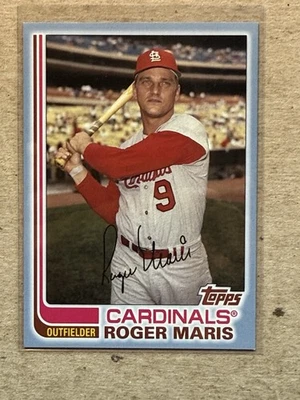 2017 Topps Archives Roger Maris Light Blue Border 29/75 - Image 1 of 3