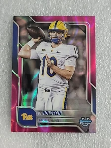 Eli Holstein 2025 Bowman Chrome U Pink Lava Refractor #194 Rookie RC - Bild 1 von 3