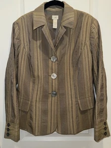 J Jill Beautiful size 14 Blazer Jacket Multicolor  striped - Picture 1 of 7
