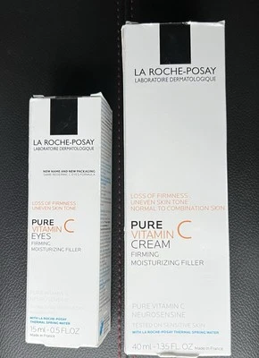 La Roche-Posay Pure Vitamin C For Eyes & Vit C Moisturizer Exp 2027 - Image 1 of 4