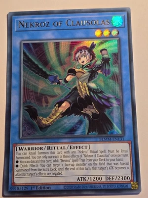 Nekroz of Clausolas●YUGIOH●BLMM●ULTRA RARE●ENGLISH●1st●NM●Y17 - Image 1 of 2