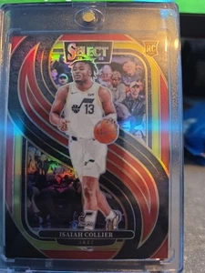 24/25 Select Premier Level Rookie Isaiah Collier Red Prizm /199 - Bild 1 von 2