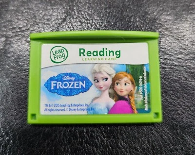 Disney Leap Frog Explorer Frozen Reading Cartridge Games Educational - Image 1 of 3