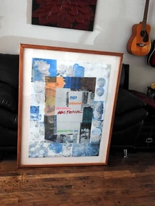 Robert Rauschenberg Festival Internacional de Arte Muy Especial 1989 Marco de Madera SIGNO - Imagen 1 de 12