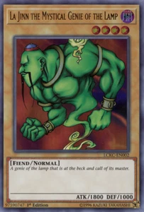 La Jinn the Mystical Genie of the Lamp LCKC-EN002 ULTRA HOLO YUGIOH Legendary Co - Picture 1 of 1