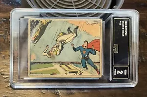 1940 Superman Gum #48 Death in the Air - GMA 2 - Picture 1 of 3