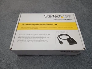 StarTech  ST122HD4KU 2-Port HDMI Splitter with USB power 4K - Picture 1 of 3