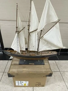 1:110 Atlantic Wooden Handmade Sailing Boat Model Special Birthday Gift 24"L - Picture 1 of 1